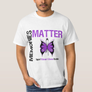 Camiseta Enfermedad de Alzheimer de las materias v2 de las