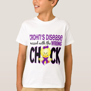 Camiseta Enfermedad de Crohn complicada con el polluelo equ