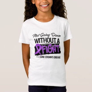 Camiseta Enfermedad de Crohns que no va abajo sin una lucha