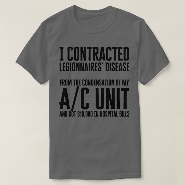 Camiseta Enfermedad de Legionarios Contratados (Diseño del anverso)