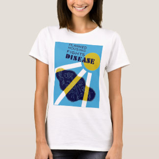 Camiseta Enfermedad de lucha contra la vivienda planificada