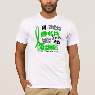 Camiseta Enfermedad de Lyme llevo la verde lima para mi