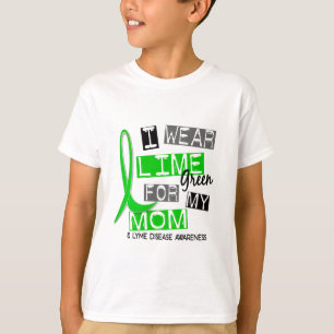 Camiseta Enfermedad de Lyme llevo la verde lima para mi