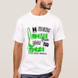 Camiseta Enfermedad de Lyme llevo la verde lima para mi