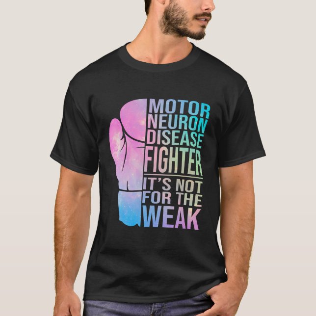 Camiseta Enfermedad de neuronas motoras de combate (Anverso)