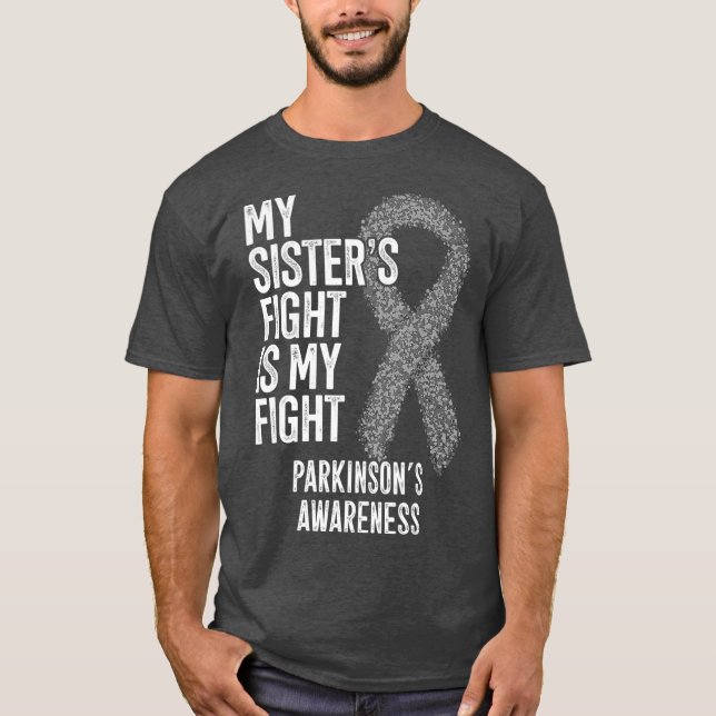Camiseta Enfermedad de Parkinson: Mi lucha es mi lucha (Anverso)