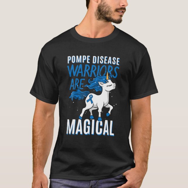 Camiseta Enfermedad de Pompe Conservación de Glucógeno Tipo (Anverso)