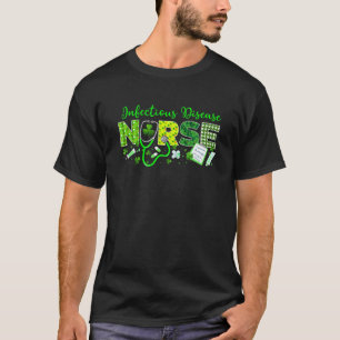 Camiseta Enfermedad infecciosa Enfermera St Patricks Día de