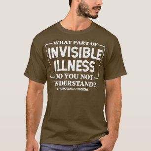 Camiseta Enfermedad Invisible Ehlers Síndrome de Danlos EDS