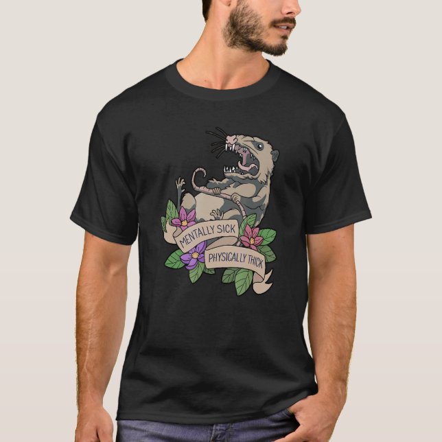Camiseta Enfermedad mental Aparato grueso físico (Anverso)