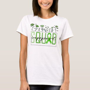 Camiseta enfermedad mitocondrial del equipo de apoyo verde