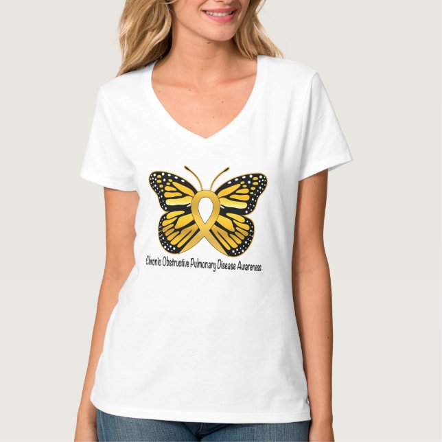 Camiseta Enfermedad pulmonar obstructiva crónica (Anverso)