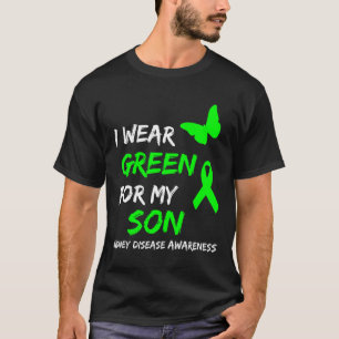 Camiseta Enfermedad Que Uso Verde Para La Cinta De Mi Hijo
