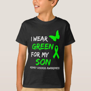 Camiseta Enfermedad Que Uso Verde Para La Cinta De Mi Hijo