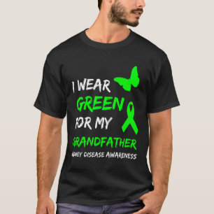 Camiseta Enfermedad Que Uso Verde Para Mi Abuelo Cinta 1