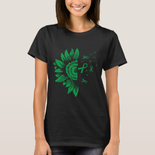 Camiseta Enfermedad renal de girasol Scoliosis de la salud