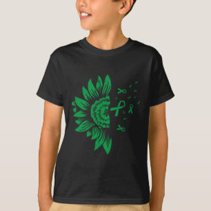 Camiseta Enfermedad renal de girasol Scoliosis de la salud 