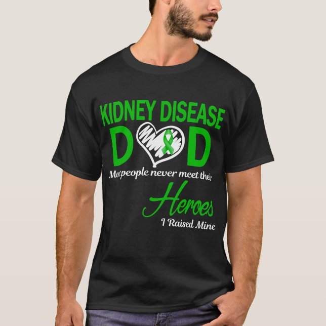Camiseta Enfermedad renal de papá que crié (Anverso)