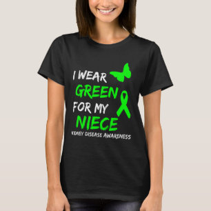 Camiseta Enfermedad Renal Que Uso Verde Para Mi Cinta De Ni