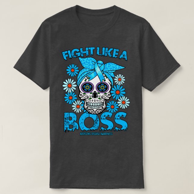 Camiseta Enfermedades de los adultos Lucha de concientizaci (Diseño del anverso)