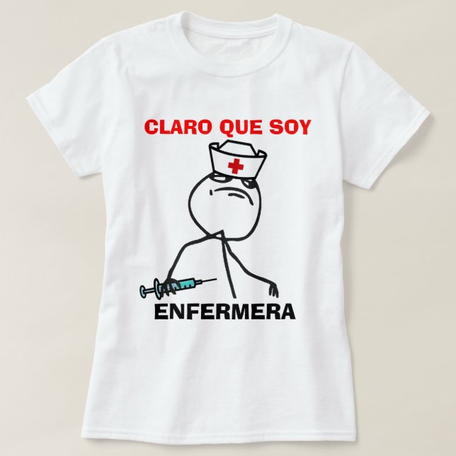 Camiseta Enfermera (Diseño del anverso)