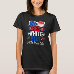 Camiseta Enfermera 4 de julio rojo blanco azul Picu Enferme