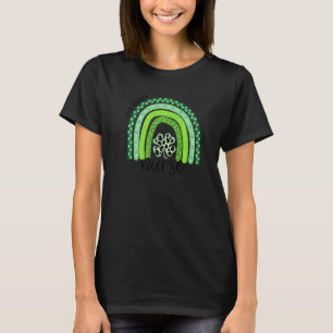 Camiseta Enfermera afortunada Día de San Patricio Boho Arco