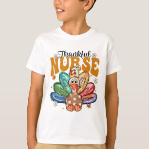 Camiseta Enfermera Agradecida Acción de Gracias Navidad Pav