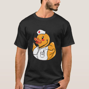 Camiseta Enfermera amarilla Duck Bath Duckie Duckie