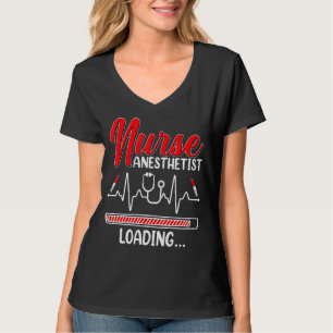 Camiseta Enfermera Anestesista Cargando Futuro Estudiante D