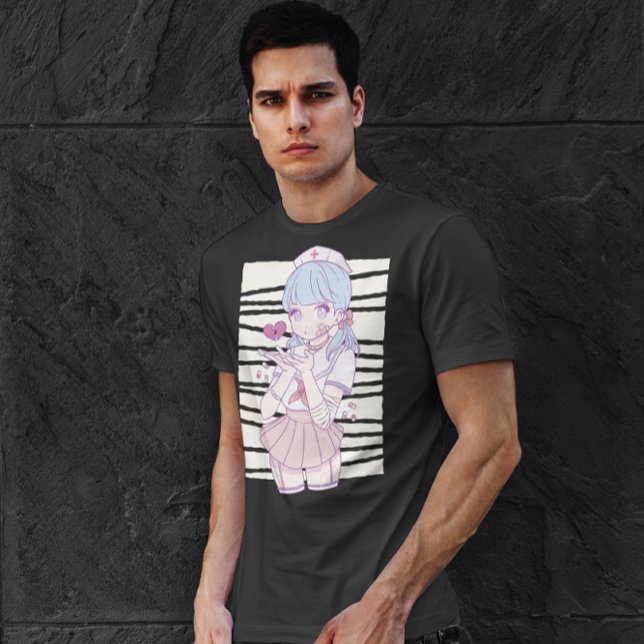 Camiseta Enfermera Anime Con Corazón Roto (Subido por el creador)