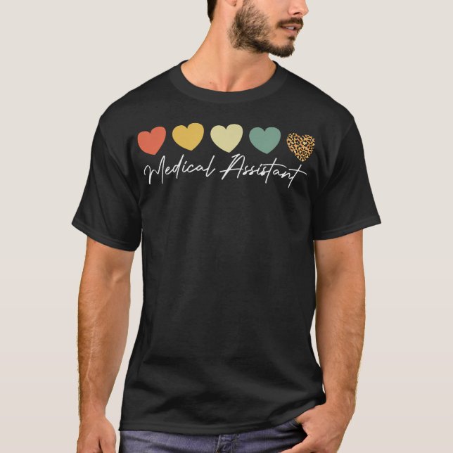 Camiseta Enfermera Asistente Médico Vida Asistente Estudian (Anverso)