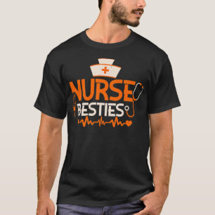 Camiseta Enfermera Besties Enfermería Estudiante Mejor Amig