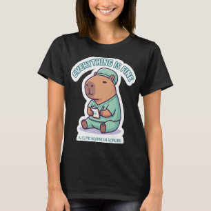 Camiseta Enfermera Capybara Sarcástica