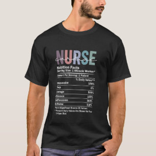 Camiseta Enfermera Cardíaca Dato de Nutrición Divertido Pro