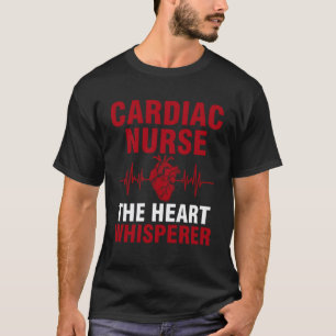 Camiseta enfermera cardíaca el susurrador cardíaco