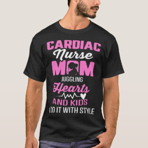 Camiseta Enfermera cardiaca madre cardiología de corazón ma