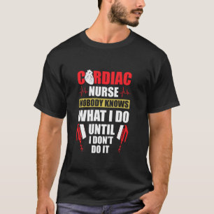 Camiseta Enfermera Cardiaca Sabe Cardiología Enfermería Rn