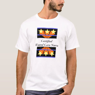 Camiseta Enfermera certificada del cuidado de la herida