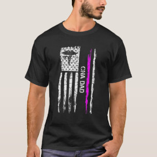 Camiseta Enfermera certificada por la bandera estadounidens