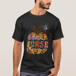 Camiseta Enfermera clínica Stethoscope Enfermería Calabaza