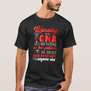 Camiseta enfermera Cna para mujeres Ángeles Escuela de Enfe