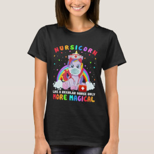 Camiseta Enfermera Como Enfermera Regular Sólo Más Magnífic