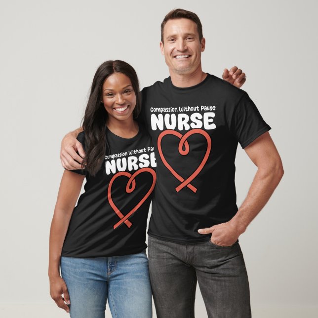 CAMISETA ENFERMERA - COMPASIÓN SIN PAUSA (Unisexo)