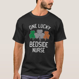 Camiseta Enfermera con suerte de camilla St Patrick's Day I