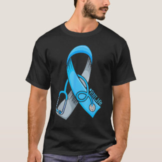 Camiseta Enfermera Conciencia Diabetes Cinta Azul Enfermerí