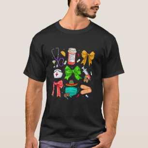 Camiseta Enfermera Coqueta Mexicana Estetoscopio Bata Cinco