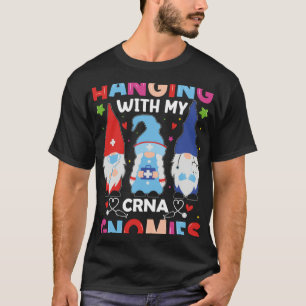 Camiseta Enfermera CRNA Anestesia Hospitalaria Colgando con
