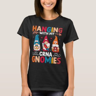 Camiseta Enfermera CRNA Anestesia Hospitalaria Colgando con