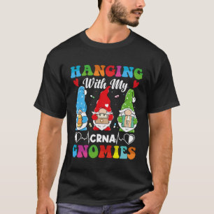 Camiseta enfermera CRNA Hospital Anestesia Colgando con mi 